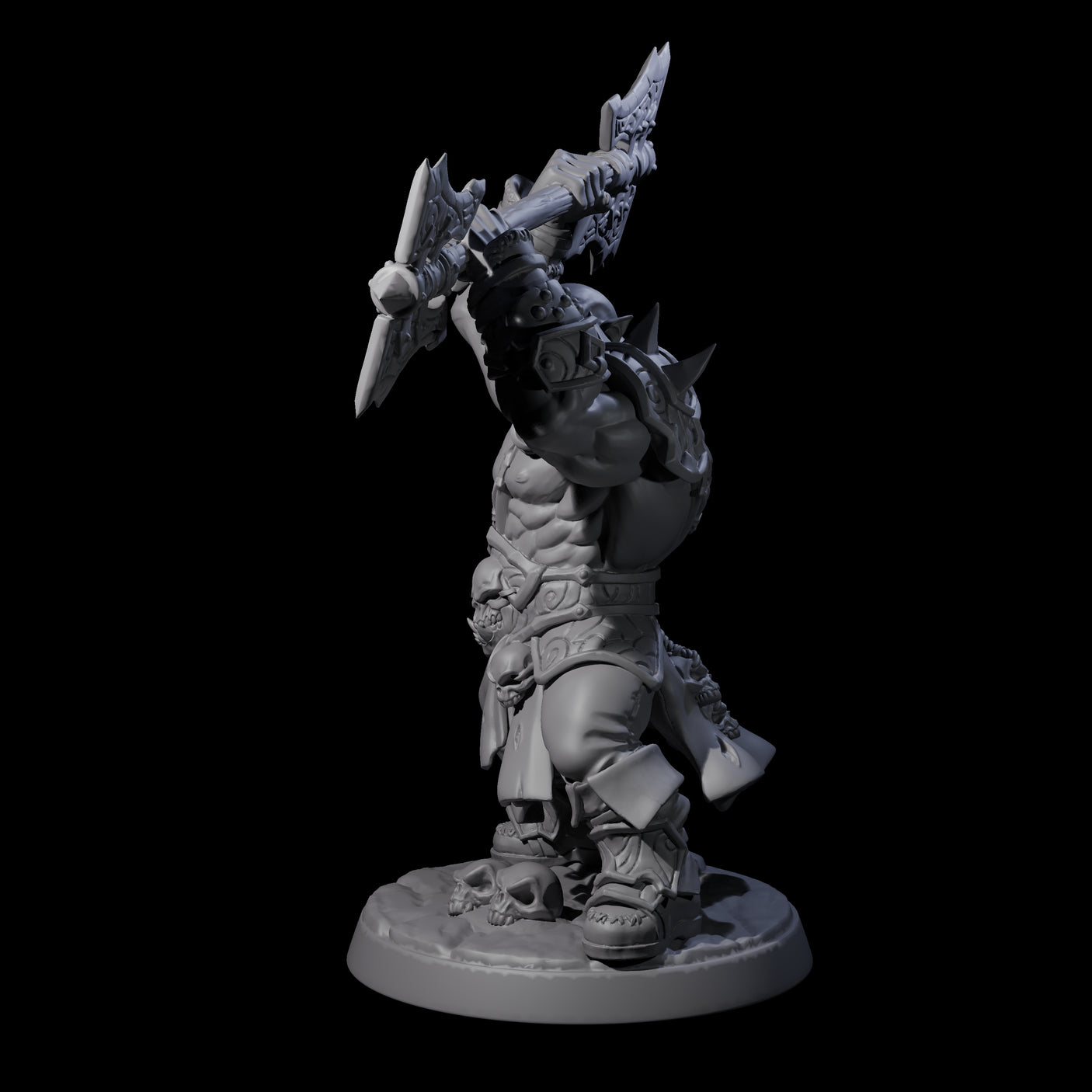 Marauding Orc Raider C Miniature for Dungeons and Dragons, Pathfinder or other TTRPGs