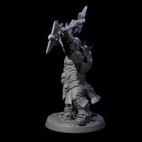Marauding Orc Raider C Miniature for Dungeons and Dragons, Pathfinder or other TTRPGs
