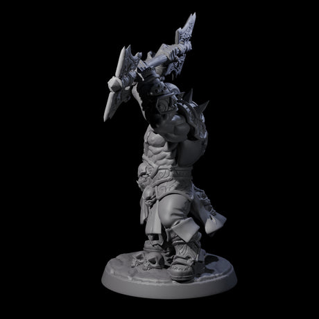Marauding Orc Raider C Miniature for Dungeons and Dragons, Pathfinder or other TTRPGs