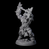 Marauding Orc Raider C Miniature for Dungeons and Dragons, Pathfinder or other TTRPGs