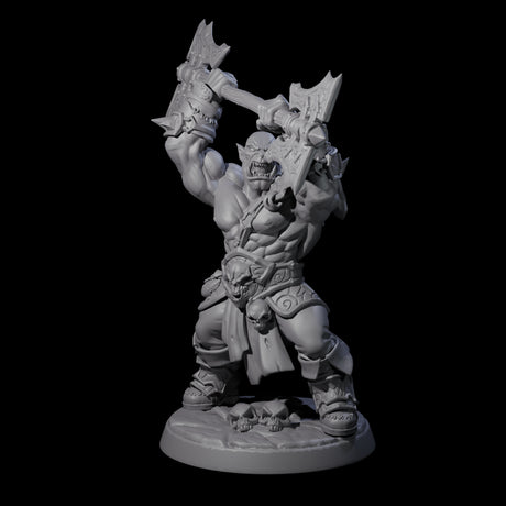 Marauding Orc Raider C Miniature for Dungeons and Dragons, Pathfinder or other TTRPGs