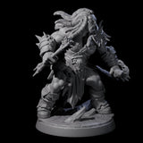 Marauding Orc Raider D Miniature for Dungeons and Dragons, Pathfinder or other TTRPGs