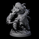 Marauding Orc Raider D Miniature for Dungeons and Dragons, Pathfinder or other TTRPGs