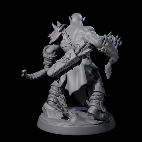 Marauding Orc Raider D Miniature for Dungeons and Dragons, Pathfinder or other TTRPGs