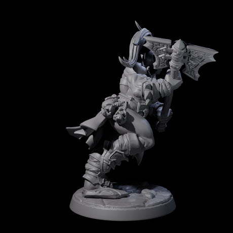 Marauding Orc Raider E Miniature for Dungeons and Dragons, Pathfinder or other TTRPGs