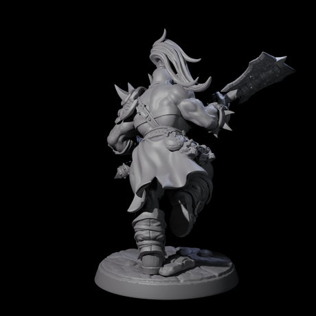 Marauding Orc Raider E Miniature for Dungeons and Dragons, Pathfinder or other TTRPGs
