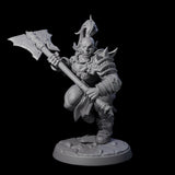 Marauding Orc Raider E Miniature for Dungeons and Dragons, Pathfinder or other TTRPGs