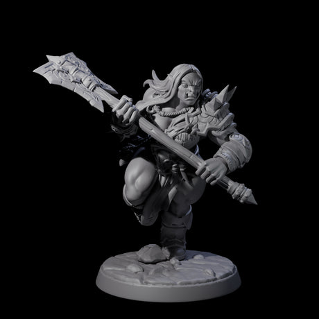 Marauding Orc Raider E Miniature for Dungeons and Dragons, Pathfinder or other TTRPGs