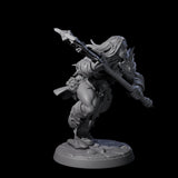 Marauding Orc Raider E Miniature for Dungeons and Dragons, Pathfinder or other TTRPGs