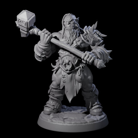 Marauding Orc Raider F Miniature for Dungeons and Dragons, Pathfinder or other TTRPGs