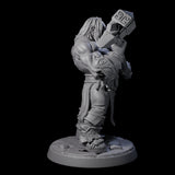Marauding Orc Raider F Miniature for Dungeons and Dragons, Pathfinder or other TTRPGs