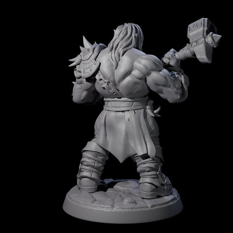 Marauding Orc Raider F Miniature for Dungeons and Dragons, Pathfinder or other TTRPGs