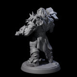 Marauding Orc Raider F Miniature for Dungeons and Dragons, Pathfinder or other TTRPGs