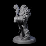 Marauding Orc Raider F Miniature for Dungeons and Dragons, Pathfinder or other TTRPGs