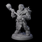 Marauding Orc Raider F Miniature for Dungeons and Dragons, Pathfinder or other TTRPGs