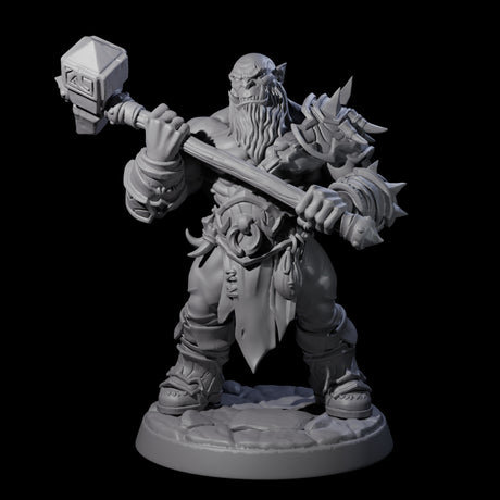 Marauding Orc Raider F Miniature for Dungeons and Dragons, Pathfinder or other TTRPGs