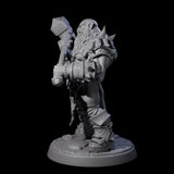 Marauding Orc Raider F Miniature for Dungeons and Dragons, Pathfinder or other TTRPGs