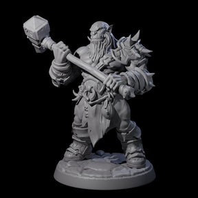 Marauding Orc Raider F Miniature for Dungeons and Dragons, Pathfinder or other TTRPGs