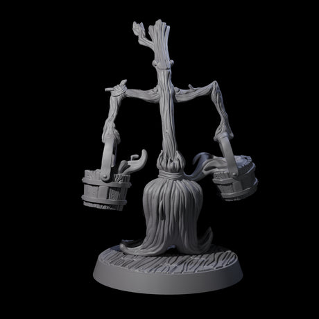 Marching Enchanted Broom Miniature for Dungeons and Dragons, Pathfinder or other TTRPGs
