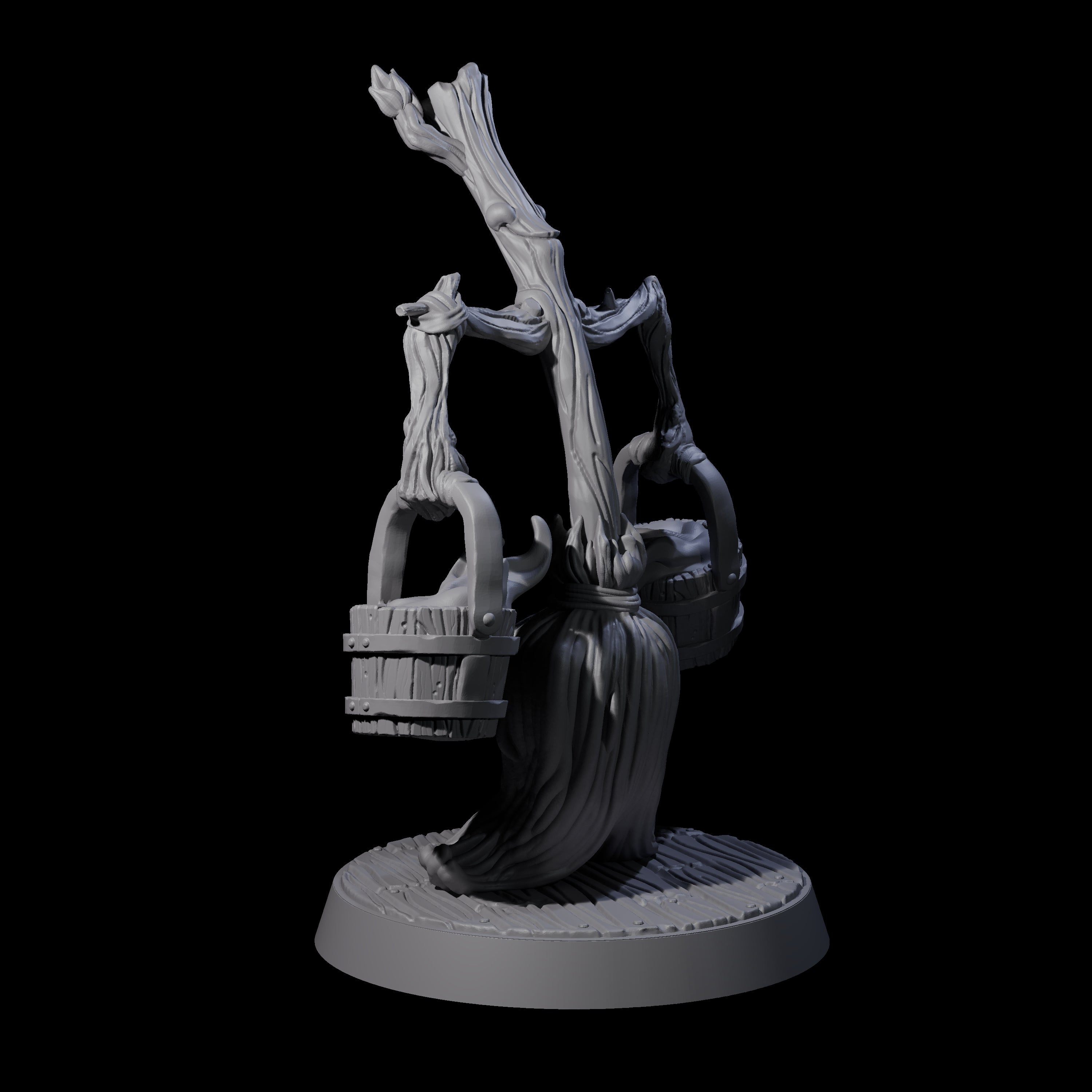 Marching Enchanted Broom Miniature for Dungeons and Dragons, Pathfinder or other TTRPGs