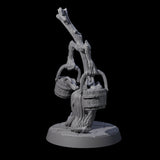 Marching Enchanted Broom Miniature for Dungeons and Dragons, Pathfinder or other TTRPGs