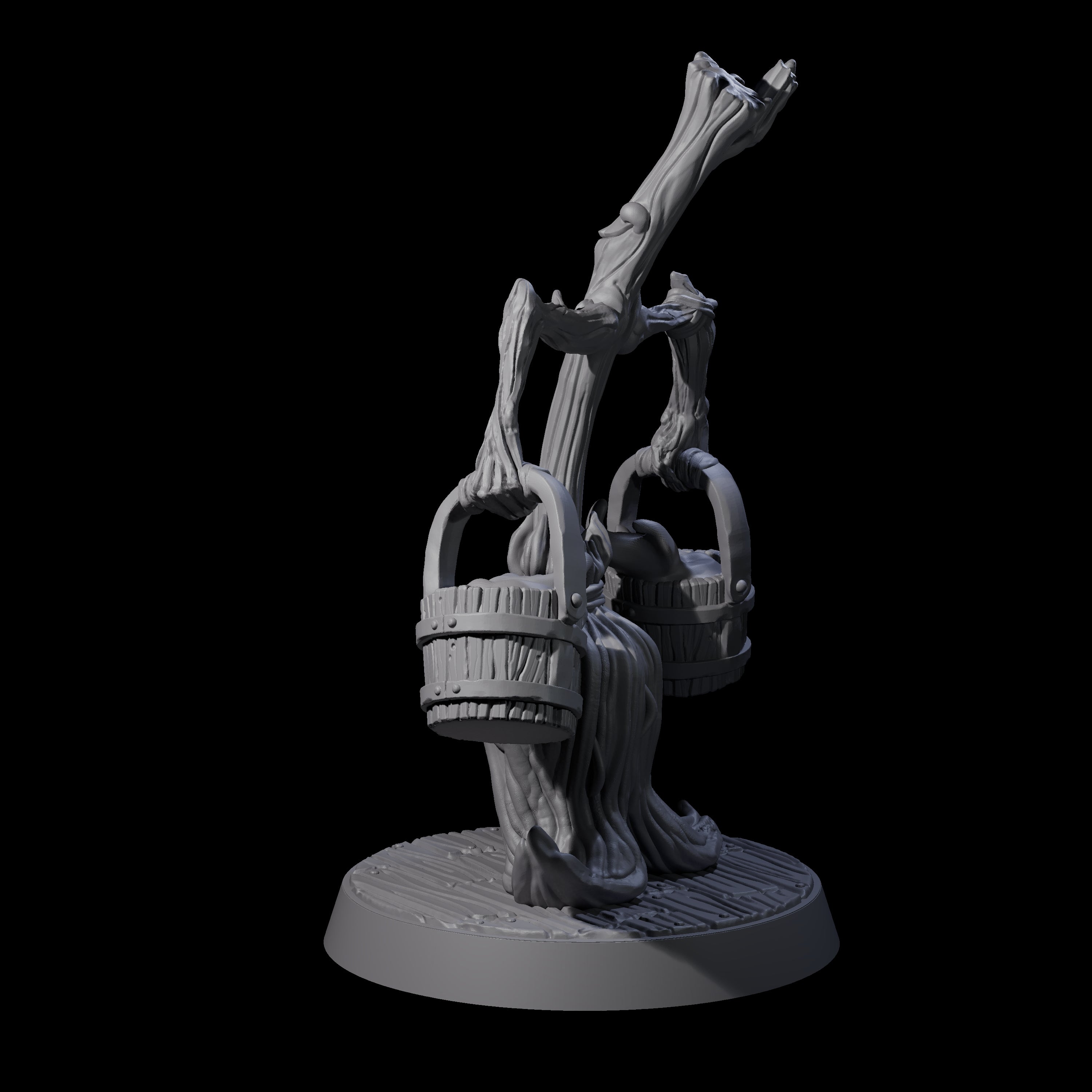 Marching Enchanted Broom Miniature for Dungeons and Dragons, Pathfinder or other TTRPGs