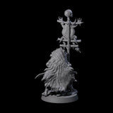Marsh Goblin Bannerman Miniature for Dungeons and Dragons, Pathfinder or other TTRPGs