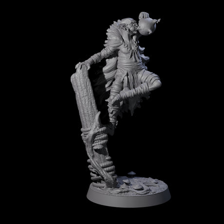 Marsh Goblin Frog Musician Miniature for Dungeons and Dragons, Pathfinder or other TTRPGs