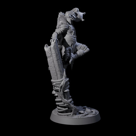 Marsh Goblin Frog Musician Miniature for Dungeons and Dragons, Pathfinder or other TTRPGs