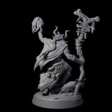Marsh Goblin Shaman Miniature for Dungeons and Dragons, Pathfinder or other TTRPGs