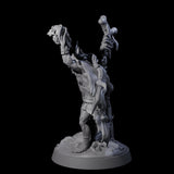 Marsh Goblin Shaman Miniature for Dungeons and Dragons, Pathfinder or other TTRPGs