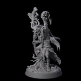 Marsh Goblin Shaman Miniature for Dungeons and Dragons, Pathfinder or other TTRPGs