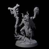 Marsh Goblin Shaman Miniature for Dungeons and Dragons, Pathfinder or other TTRPGs