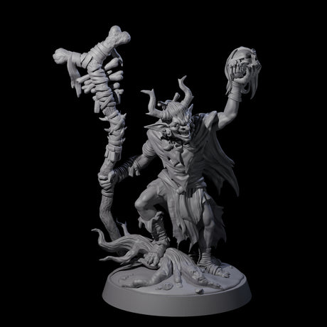 Marsh Goblin Shaman Miniature for Dungeons and Dragons, Pathfinder or other TTRPGs