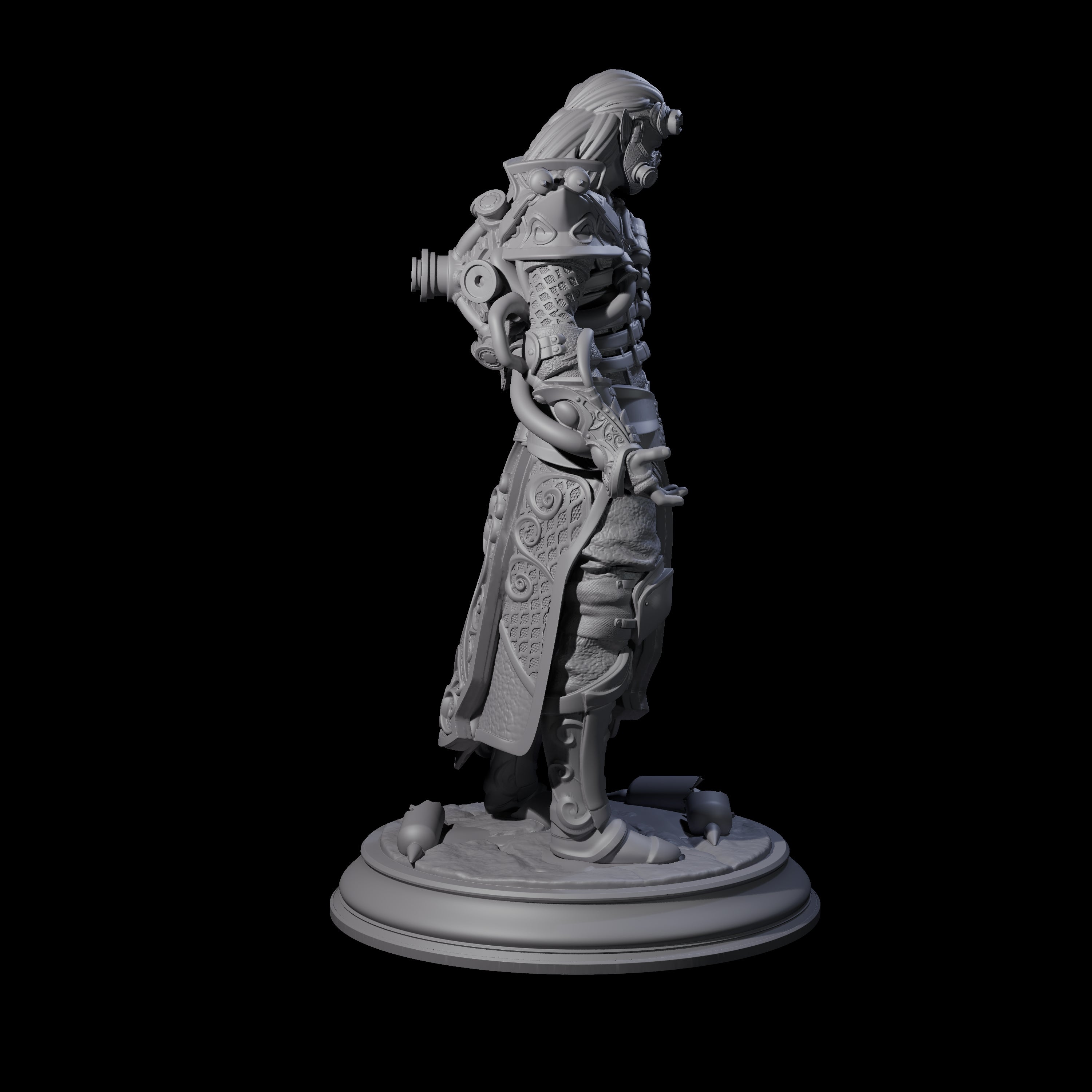 Masked Arcane Syphon Wizard Miniature for Dungeons and Dragons, Pathfinder or other TTRPGs