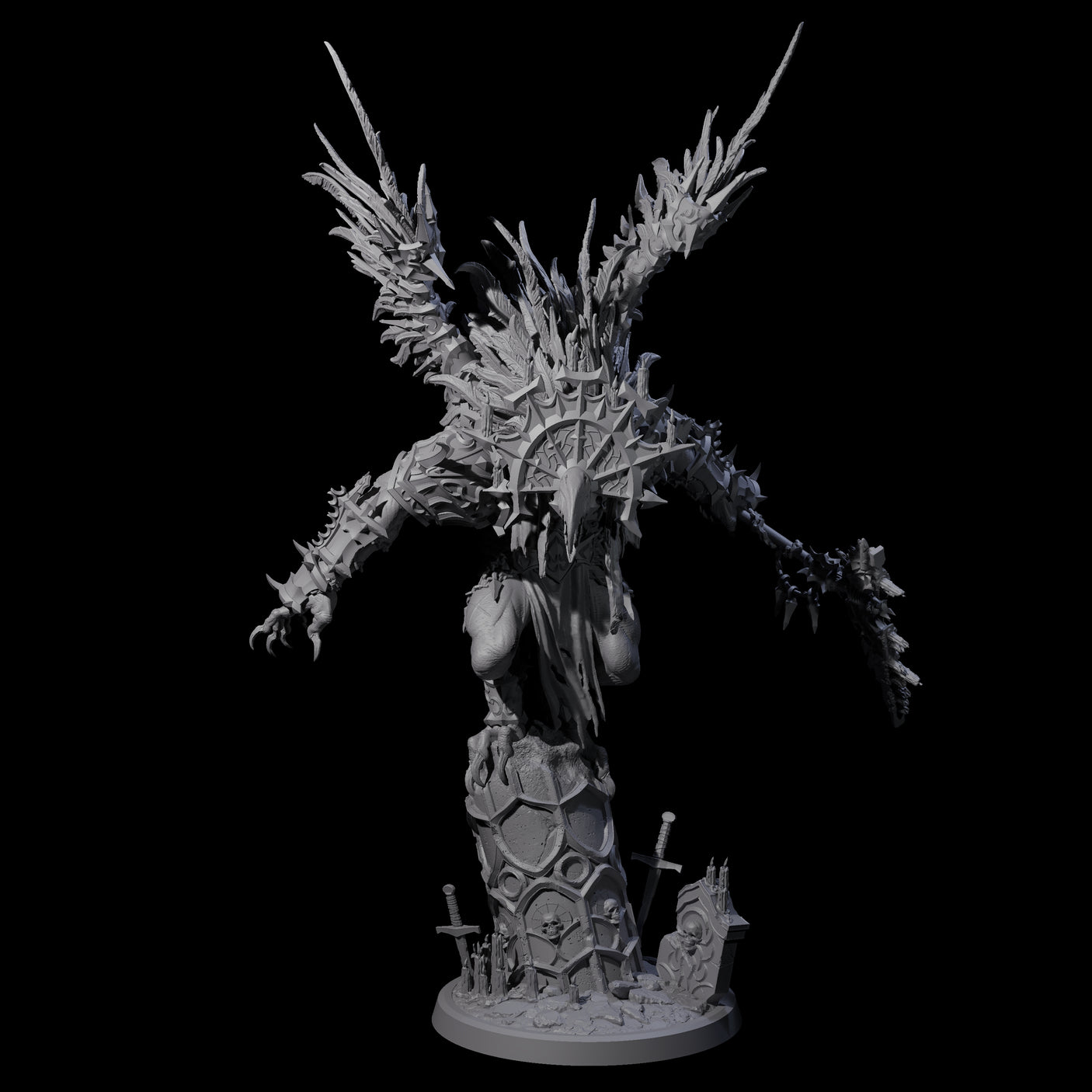 Masked Balor Guardian Miniature for Dungeons and Dragons, Pathfinder or other TTRPGs