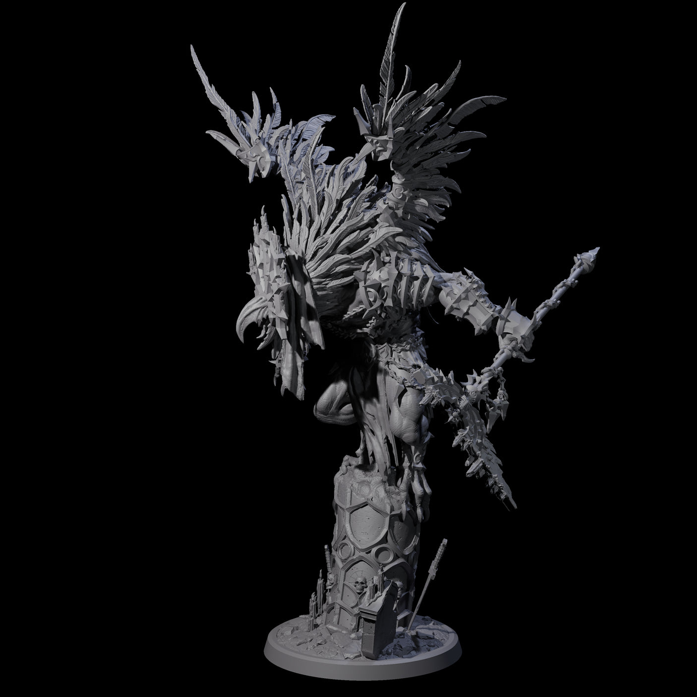 Masked Balor Guardian Miniature for Dungeons and Dragons, Pathfinder or other TTRPGs