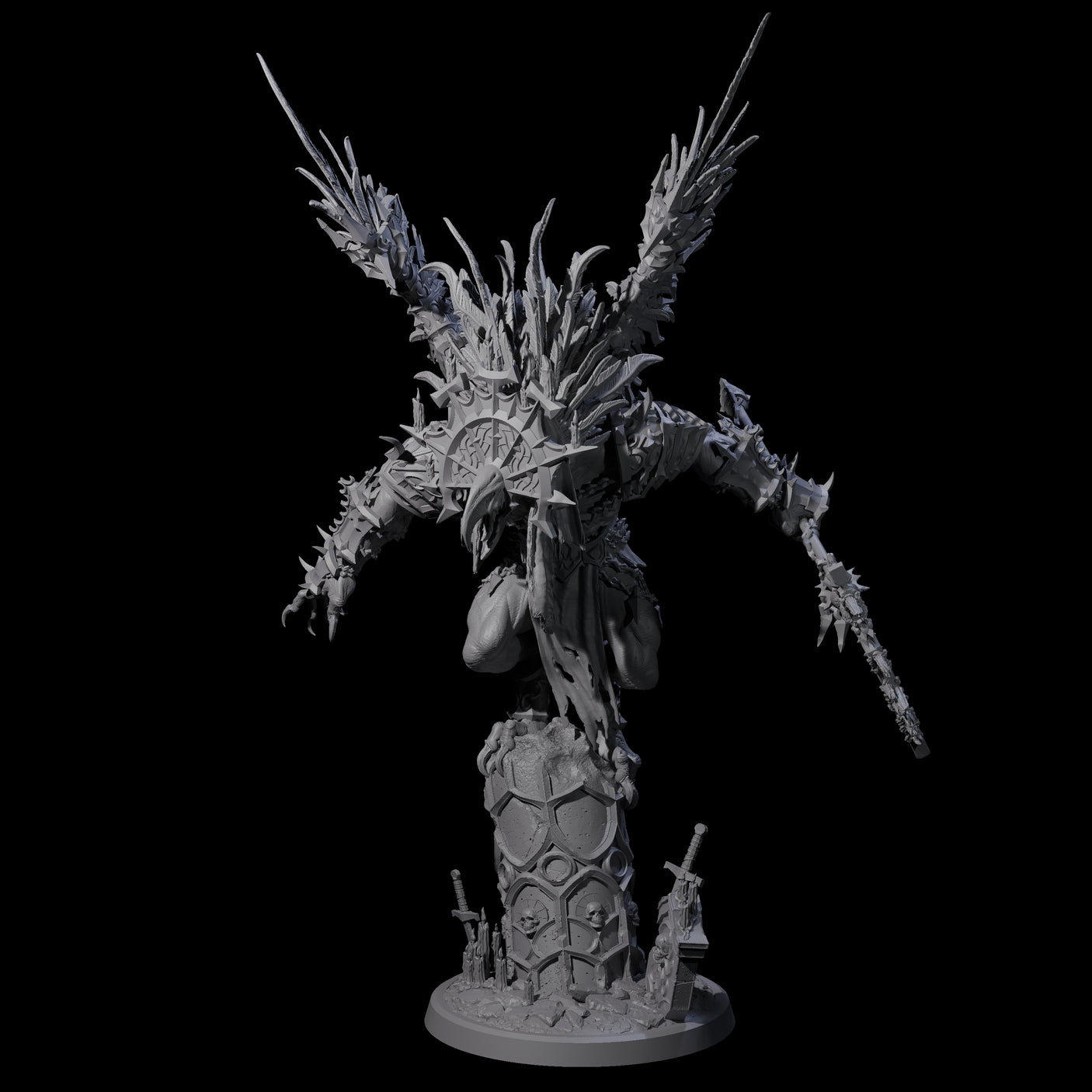 Masked Balor Guardian Miniature for Dungeons and Dragons, Pathfinder or other TTRPGs