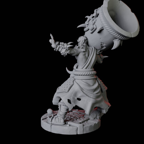 Masked Bearded Devil A Miniature for Dungeons and Dragons, Pathfinder or other TTRPGs