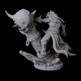 Masked Bearded Devil B Miniature for Dungeons and Dragons, Pathfinder or other TTRPGs