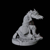 Masked Bearded Devil C Miniature for Dungeons and Dragons, Pathfinder or other TTRPGs