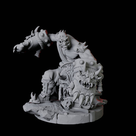Masked Bearded Devil C Miniature for Dungeons and Dragons, Pathfinder or other TTRPGs