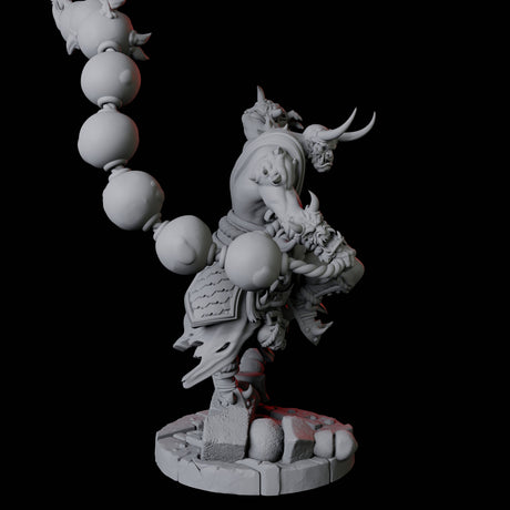 Masked Bearded Devil D Miniature for Dungeons and Dragons, Pathfinder or other TTRPGs