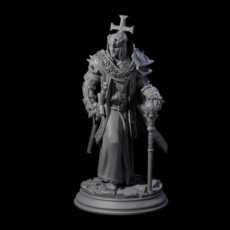 Masked Cleric Miniature for Dungeons and Dragons, Pathfinder or other TTRPGs