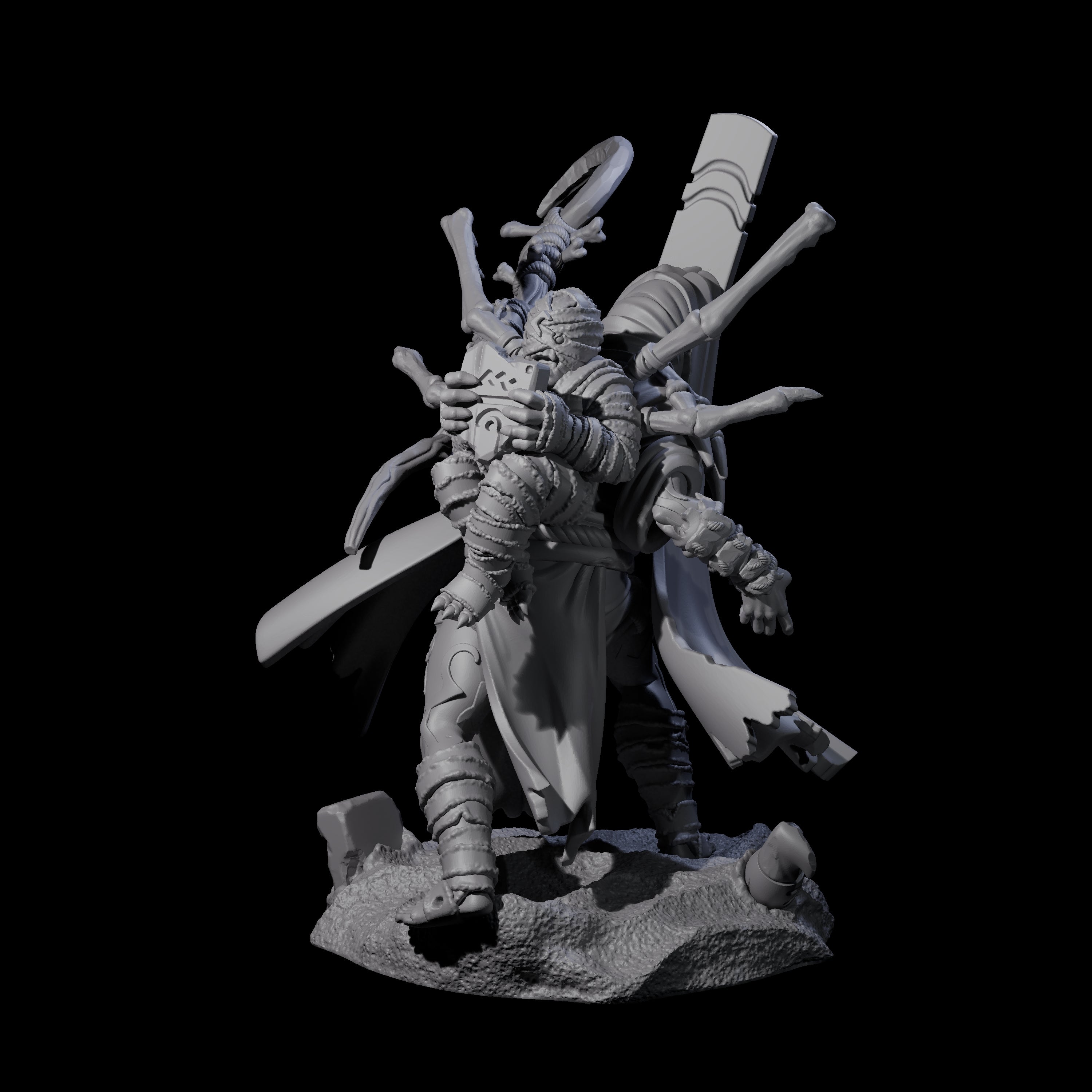 Masked Cultist Wizard Miniature for Dungeons and Dragons, Pathfinder or other TTRPGs