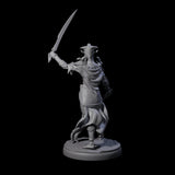 Masked Dark Elf Rogue Commander Miniature for Dungeons and Dragons, Pathfinder or other TTRPGs