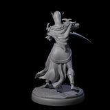 Masked Dark Elf Rogue E Miniature for Dungeons and Dragons, Pathfinder or other TTRPGs