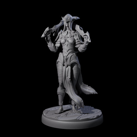 Masked Dark Elf Rogue G Miniature for Dungeons and Dragons, Pathfinder or other TTRPGs
