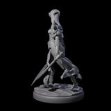 Masked Dark Elf Rogue H Miniature for Dungeons and Dragons, Pathfinder or other TTRPGs