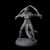 Masked Dark Elf Rogue I Miniature for Dungeons and Dragons, Pathfinder or other TTRPGs
